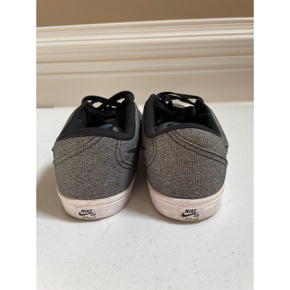 Nike SB Check Solarsoft Mens Size 13 Canvas Skate Shoes Black Gray 843896-004 - Picture 4 of 7